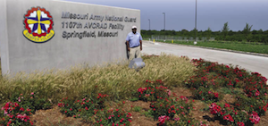 One of the largest landscaping jobs that Advanced Lawn Care has landed included hydroseeding and landscaping 17 acres, and building an 8,000 square-foot paver patio for the Missouri Army National Guard facility in Springfield. 