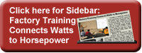 Click here for sidebar story on factory training