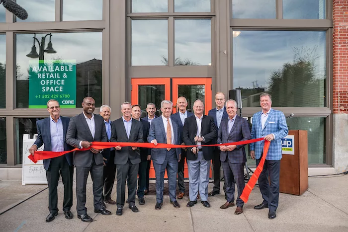 OPEI Ribbon Cutting for Equip Exposition Office