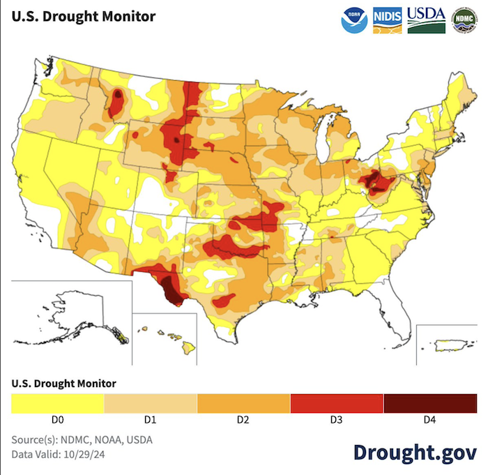Driest October on Record Across Half the Country