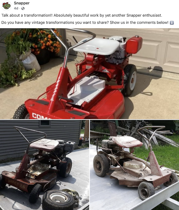 Snapper-Vintage-Tractor-Restoration