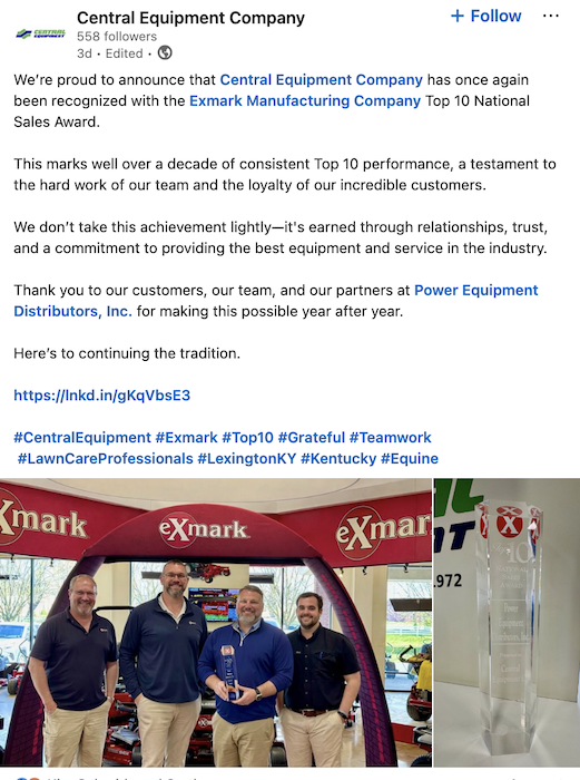 Exmark-and-Central-Equipment-Co-Celebration