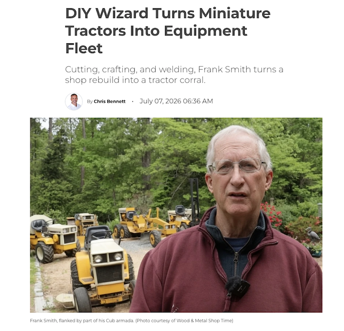 DIY Wizard Turns ‘Miniature’ Tractors Into Equipment Fleet