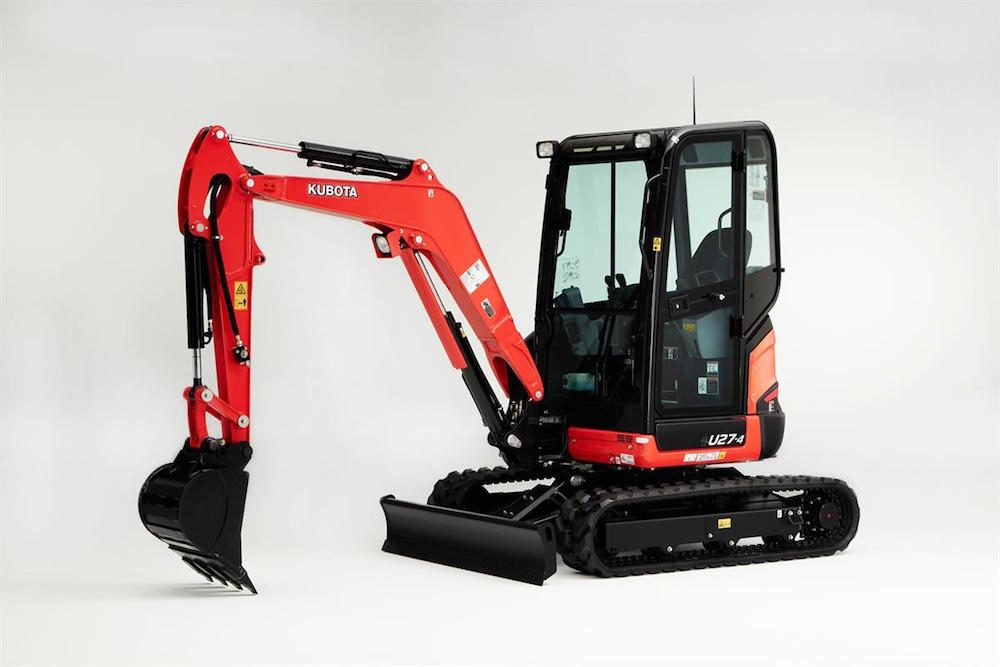 Kubota Introduces the New U274 Tight Tail Swing Excavator