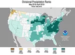 Divisional Precipitation Ranks