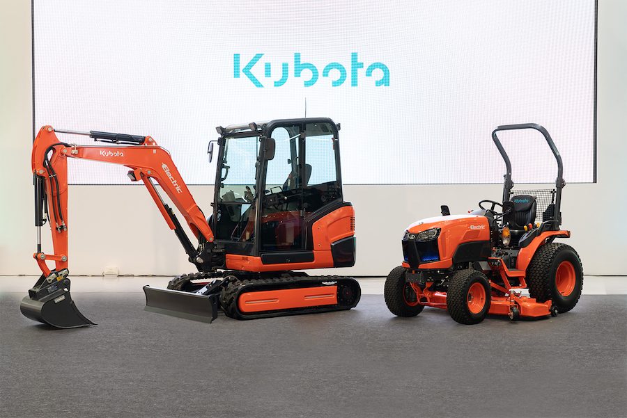 Kubota Unveils Prototype Electric Tractors and Compact Construction