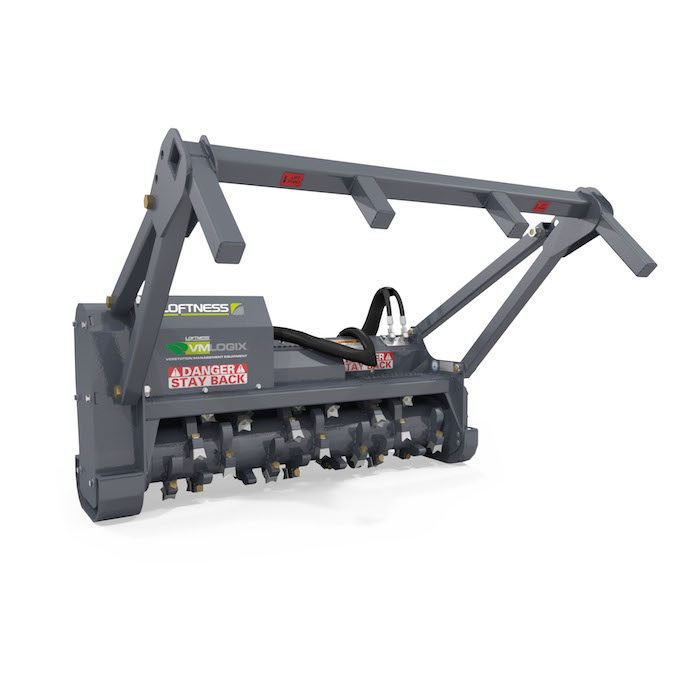 Loftness L Series Battle Ax Mulching Heads for StandardFlow Skid Steers