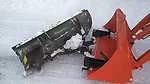 Clamp-on snow blade