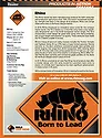 Rhino PIA cover