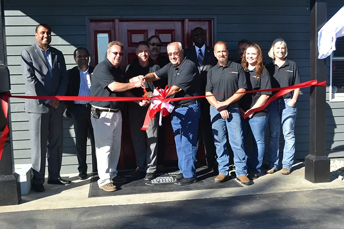 Mahindra Ribbon Cutting