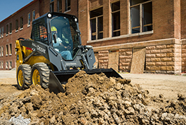 John Deere grading bucket