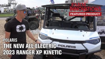 The New All-Electric 2023 RANGER XP Kinetic from Polaris